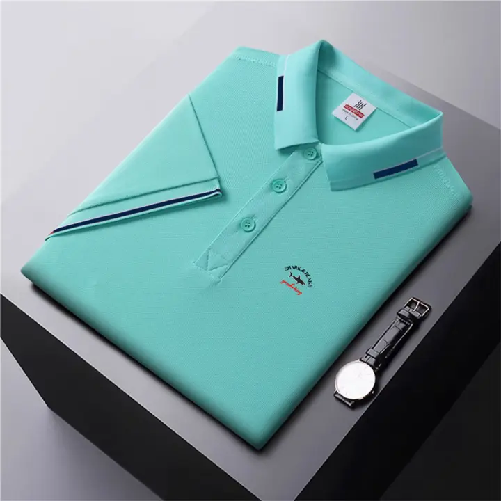 Camisa POLO Para Hombre De Manga Corta Veraniega Transpirable Camiseta Casual De Negocios De Alta Calidad Cómoda Top 2024 - 1