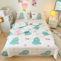 Edredón De Verano Con Estampado De Dinosaurio Suave Y Amigable Con La Piel Fácil De Lavar Máquina Edredón De Poliéster 100% Para Adultos - details 0