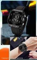Reloj Deportivo SMAEL Para Mujer Con Correa De Silicona Impermeable Y Pantalla LED Digital Resistente Al Choque Y Con Luz Trasera - details 15