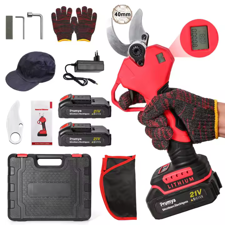 1000W/900W Brushless Electric Pruning Shear 21V Rechargeable Cordless Fruit Tree Branch Pruner Scissors Garden Tool For Makita Battery - 1