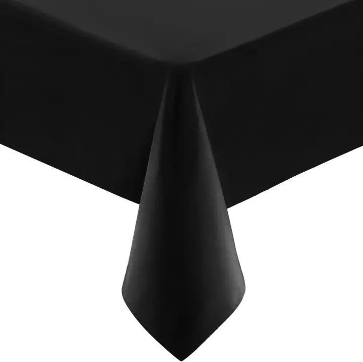 Utopia Kitchen Rectangle Tablecloth 150x240 cm - (Pack of 2) White Table Cover Machine Washable Table Cloth Perfect for Parties, Weddings and Festivals (59x95 inches) - 1