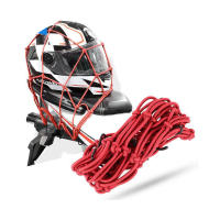 Red De Equipaje Para Motocicleta Con Correa Fija De Alta Elasticidad Tamaño Antes De Estirar 30x30cm Despues De Estirar 70x70cm Bolsa De Red Para Casco - details 6