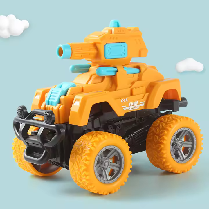 Juguete De Coche De Acero Inercia Para Niños Vehículo De Mano Con Ruedas 4 Y 6 Camión De Basura Con Retroceso Herramienta Educativa Para Niños Mayores De 3 Años - 1