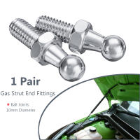 Juego De 2 Piezas De Universal Plata Para Resorte De Gas De Maletero Y Parachoques Con Conector De Bola M8 Soporte De Resorte De 10mm - details 0