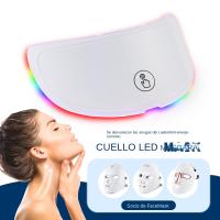 Máscara De Lifting LED Para Cuello Dispositivo De Belleza Del Cuello Antiarrugas Rejuvenecimiento Y Aclarado De La Piel Incluye Batería - details 1