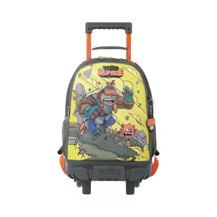 Totto Mochila infantil ruedas Brawlmaster M -Dimensiones:28.5 x 41 x 12.5 cm-Material: Poliester - 1