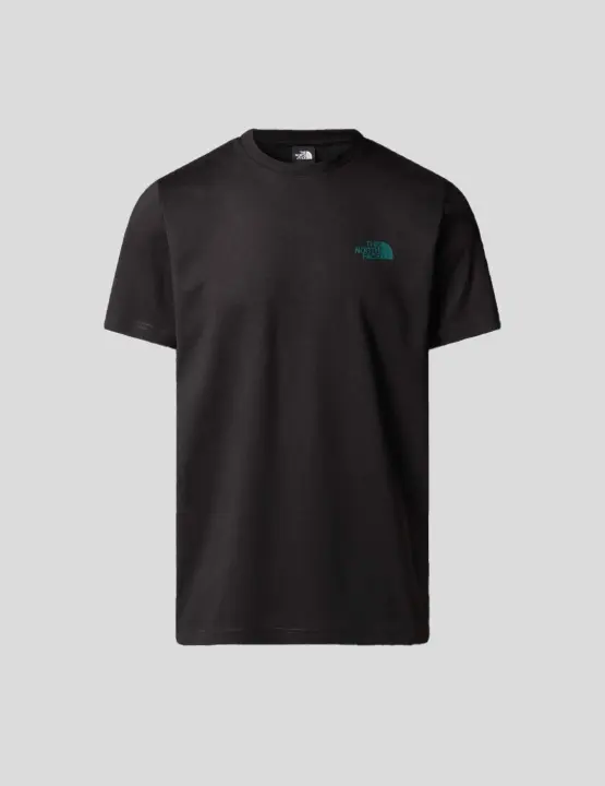 CAMISETA THE NORTH FACE REDBOX TRAIL GRID PRINT TEE  TNF BLACK - 1