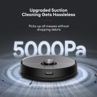 Aspiradora robot Ultenic MC1 con estación totalmente automática, succión de 5000Pa, mapeo dual, secado con aire caliente, bolsa de polvo de 3L, batería de 5200mAh, tiempo de funcionamiento máximo de 180 minutos, control de APP/voz - details 2
