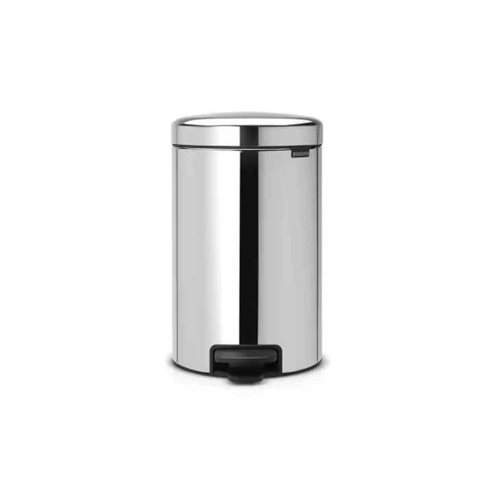 Brabantia 113581 papelera 12 L Alrededor Acero inoxidable - 1