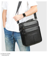 Bolsa De Hombro Para Laptop De 13 Pulgadas WESTAL Para Negocios Y Documentos Correa Ajustable Material Principal Cuero Genuino Estilo Casual - details 12