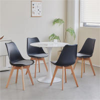 ORION91 Silla LYRA Cojín Acolchado de Lino, Sillas para Cocina, Oficina, Sala de Estar – Color Negro 🖤 40 x 49 x 82 cm - SpazioLuzio - details 1