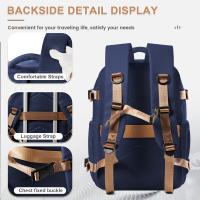 Mochila Ryanair Unisex Impermeable Para Viajes Con Portátil Para Hombre Y Mujer Bolsa De Equipaje De Cabina Con Manija Suave Sistema De Almacenamiento Air Cushion Belt - details 6