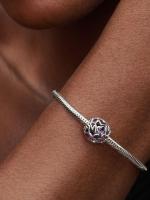 Pandora - Charm de Mamá with Corazones-Plata de Legislación - details 2