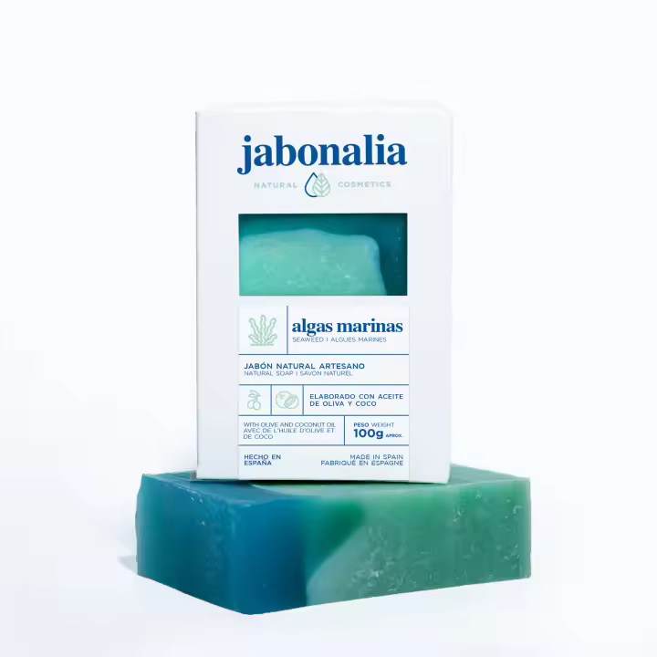 Jabón Natural Algas Marinas 100g - Depurativo y Tonificante - Jabonalia - 1