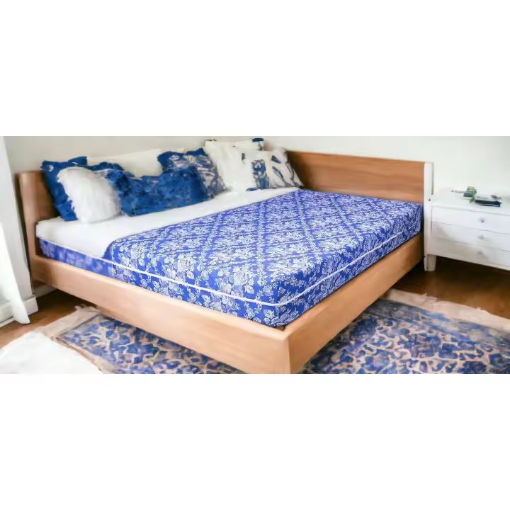 Funda de Colchón Flor Mommata Estampada con Cremallera y Cierre L - Diseño Floral, No Encoge, Disponibles en Varios Tamaños - 1