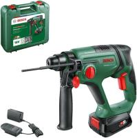 Bosch Home and Garden 06039D6002 Taladro Percutor Batería Universalhammer 18V (1 De 2,5 Ah, Sistema 18V; Taladrado/Taladrado Percutor/Cincelado; Energía Impacto 2 J, Sds Plus, Maletín Transporte) - details 0