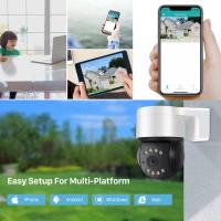 Cámara PTZ 5MP IP Exterior PoE De Seguridad Con Detección De Humanos Luz De Escenario Y Silbato Visión Nocturna En Color Y Dos Vías De Comunicación - details 19