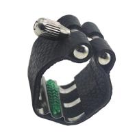 Ligadura De Boquilla De Clarinete Soprano En Cuero PU Accesorios Para Instrumentos Musicales Parte De Bocal De Goma - details 4