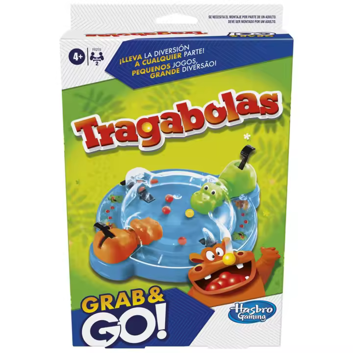 Juego Tragabolas Hippos Grab And Go  (Hasbro F8255TG0) - 1