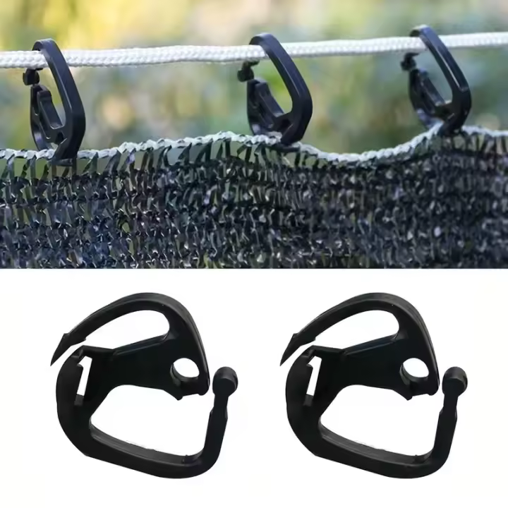 100pcs Clips De Red De Sombreador Clip De Fijación Para Jardín Y Estufa Extensión De Telas De Sombreador Accesorios Agrícolas - 1