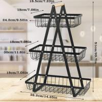 HOME  Cesta de Frutas de 2 Niveles con Soporte para Frutero y Verduras - details 9
