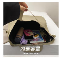 Bolso De Hombro Para Mujer De Lona Gran Capacidad Estilo Literario Ligero Y Sencillo Bolso Cruzado Con Manija De Viaje - details 2