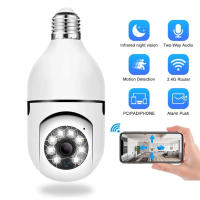 Cámara Inteligente HD 1080P E27 Bombilla WIFI Con Visión Nocturna Audio Bidireccional Seguimiento Humano Para Seguridad Doméstica Y Exterior - details 4