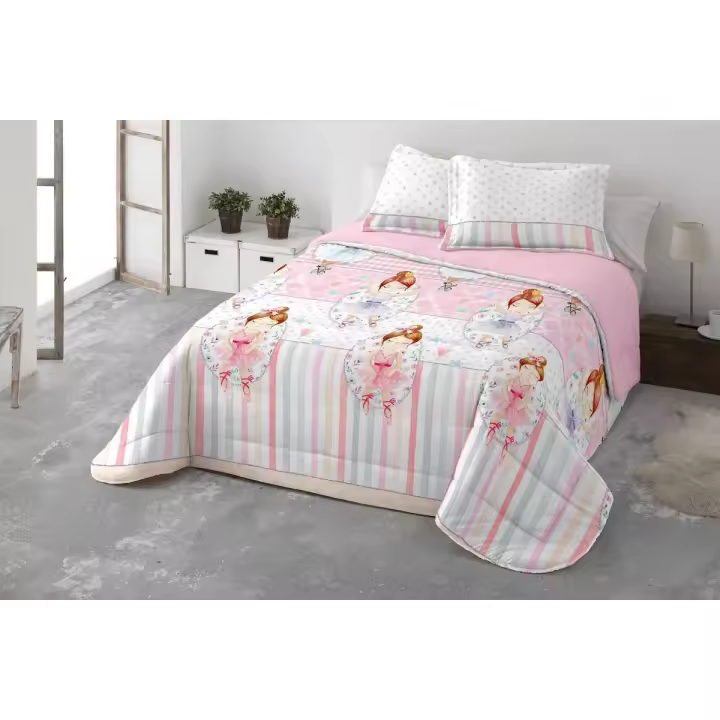 Edredón Sherpa Pelo Largo Ballet 🩰 | Dulzura y Elegancia para las Pequeñas Bailarinas 💖 - 1
