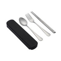 Juego De Ternera De Acero Inoxidable Coreano Con Cuchara Tenedor Y Palillos Para Viajes Portátil Regalo Para Estudiantes - details 7