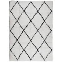 vidaXL Alfombra peluda de pelo largo moderna PAMPLONA 200x280 cm Color Antracita,  Beige,  Crema y mas Alfombras de área  Alfombra de Piso para Sala de Estar Dormitorio Habitación Salón - details 5