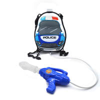 Pistola de Agua con Mochila Infantil Policía , Juguete de Verano, Playa, Piscina, Vacaciones, Campamento para Niños y Niñas, Pistola de Agua Infantil +3 años, Regalo Cumpleaños, Color Azul - details 0