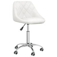 vidaXL Silla de comedor giratoria cuero sintético en color Negro/Blanco | cómodas modernas ergonómicas para comedor cocina salón hogar - details 1