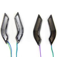 Espejos Retrovisores De Motocicleta Con Señales LED Flasheantes Luz De Giradiscos Indicador Mini LED Para Motocicleta Universal IP66 Impermeable - details 3