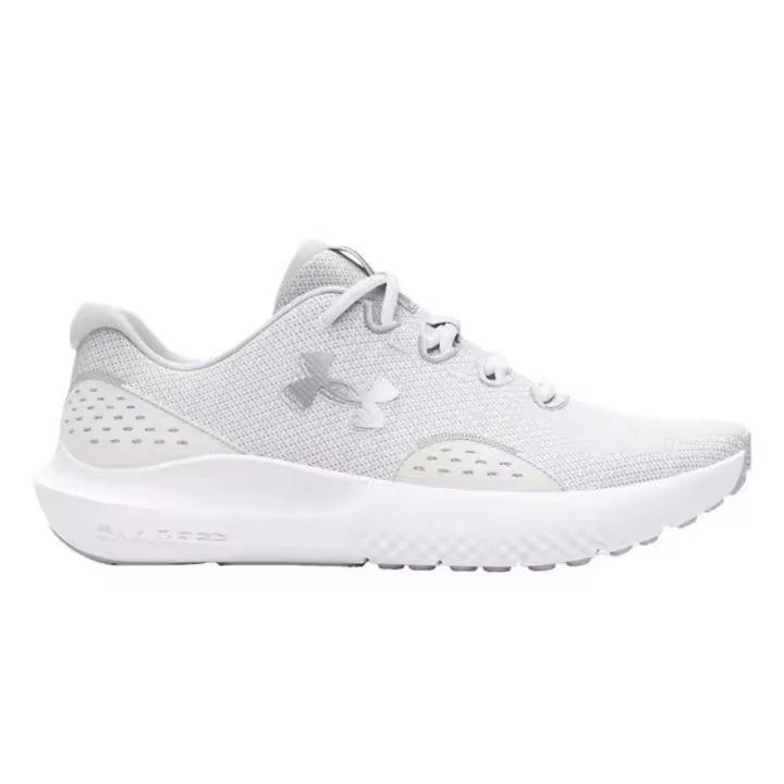 Zapatillas Under Armour Charged Surge 4 Blanco Gris Running 3027007-100 - 1