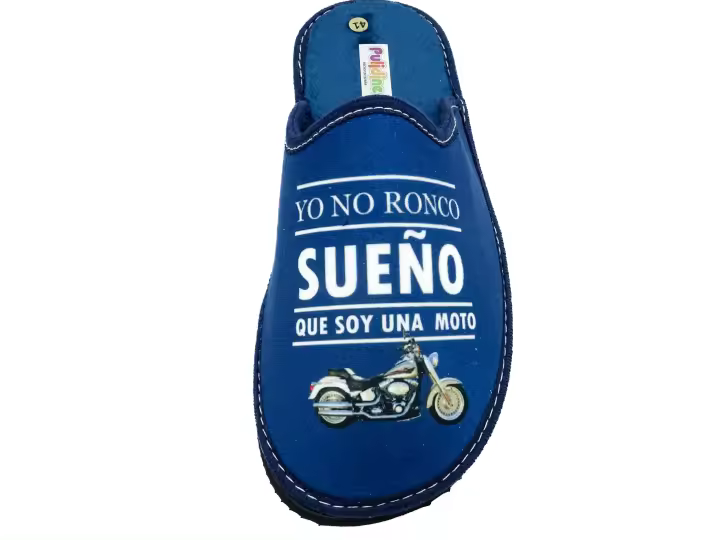Zapatilla De Casa Para Caballero Muy Divertida Si Ronca - 1