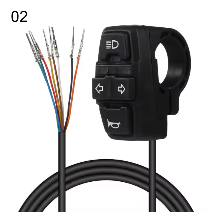Interruptor De Luz Y Bocina Para Scooter Ebike DK226 DK336 Botón De Motocicleta Que Controla Las Señales De Giro - 1