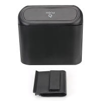 Caja De Almacenamiento Para Interior De Coche 1L Estuche De Basura Portátil Con Soporte De Clip Para Asiento Puerta Accesorios Automotrices ABS Cuadrado - details 11