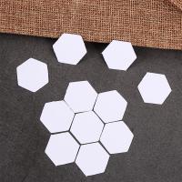 100PCS Plantillas Hexagonales Para Patchwork Y Costura DIY Herramientas Para El Arte De La Costura Tamaños Variados Para Mujeres Y Hombres Material De Poliéster Y Papel - details 4