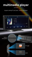 XUDA Reproductor MP5 Portátil De 10.26 Pulgadas Con Carplay Y Android Auto Pantalla Táctil BT Inalámbrico Radio Para Coche Compatible Con Apple Y Android - details 7