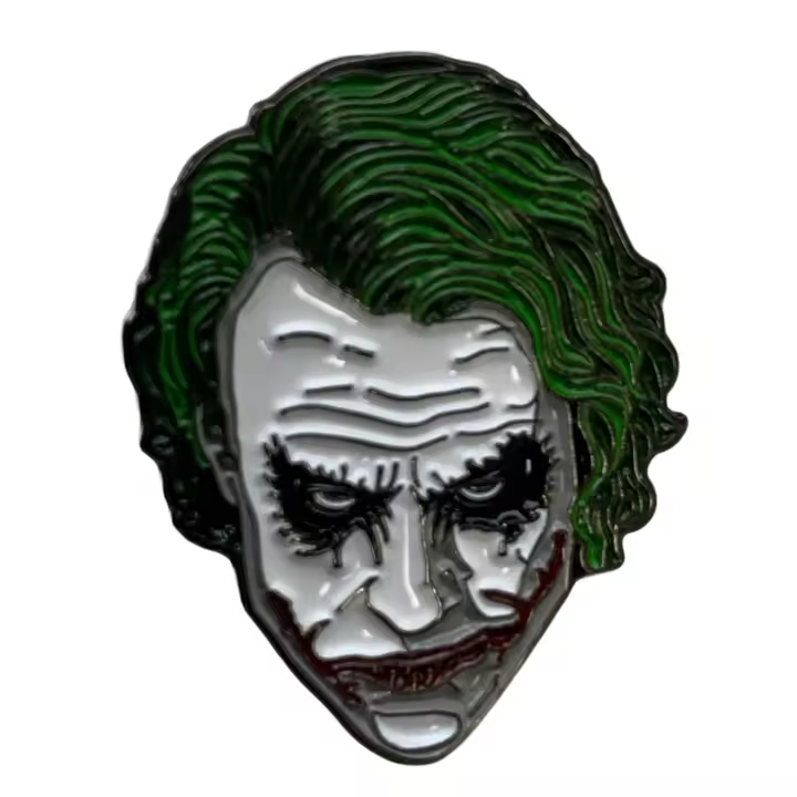 Gemelolandia | Pin de solapa Joker Face 30mm - 1