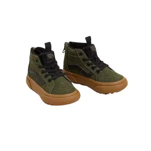 Botín Vans Mte Sk8-Hi Zip en Verde para Niños - 1