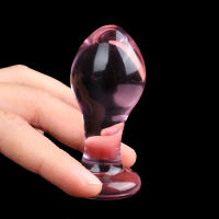 Nueva Broca De Cristal Rosa Anal Plug Estimulador Prostate Massajeador Masturbador Juguetes Sexuales Para Mujeres Hombres Gays - details 3