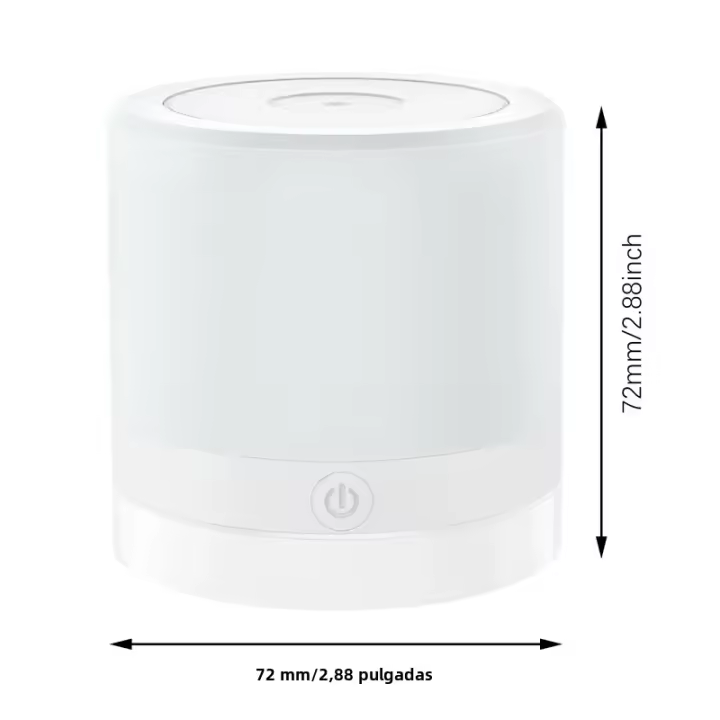 Lámpara De Ambiente LED Portátil Con Sensor De Toque Y Control USB Cambio De Color Para Dormitorio Sala De Estar - 1