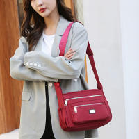 Bolso Cruzado De Mujer En Tela Oxford Simple Bolso De Hombro Multicapa Impermeable Monedero Lady Bolsa De Mano Estilo Fashion - details 6
