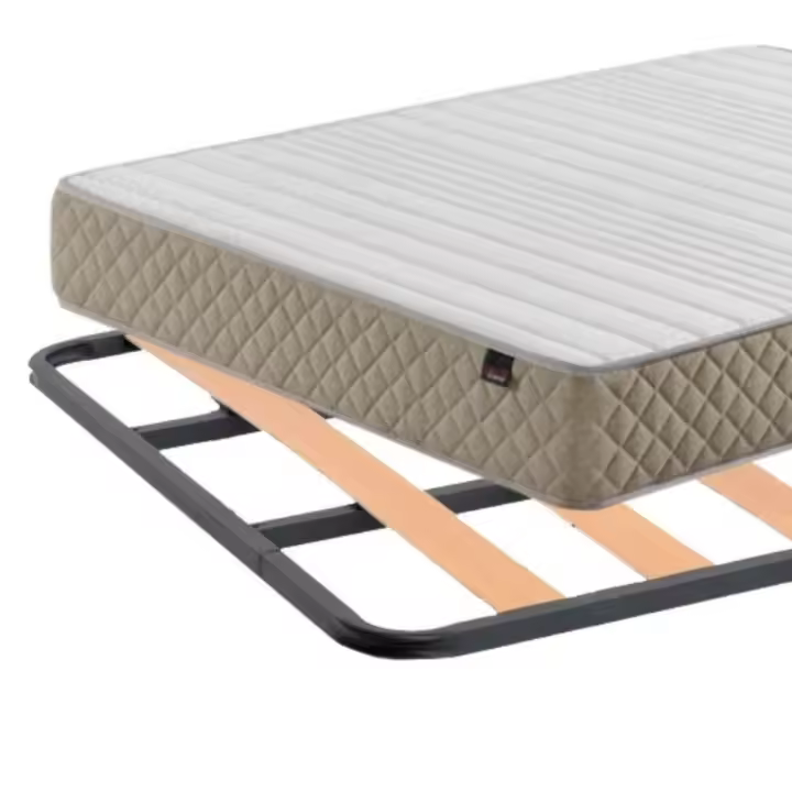Pack de Descanso Low Cost 2 Completo con Somier de Balda Fina y Colchón Basic 150x190cm - 1