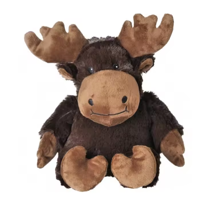 BP Peluche Térmico Alce con Relleno Natural para Microondas y Frigorífico - 1