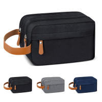 Bolsa De Viaje Para Hombres Con Manija Impermeable Para Artículos De Higiene Y Aseo Bolsa De Afeitado Para Viajes De Negocios Accesorios De Baño - details 0