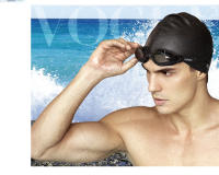Gorro De Natación Copozz Para Hombres Tamaño Grande Elástico Impermeable De Silicona Para Adultos Deporte Acuático - details 3