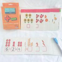 Juego Educativo Montessori De 36 Tarjetas Para Niños Para Aprender Números Leitura Escritura Matemáticas Temas De Animal Transporte Fantasía Deportes Música - details 5