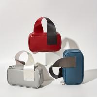 Bolsa De Maquillaje Personalizada Portátil Para Viajes Organizador De Productos De Higiene PVC Color Sólido Con Cierre De Cremallera - details 0